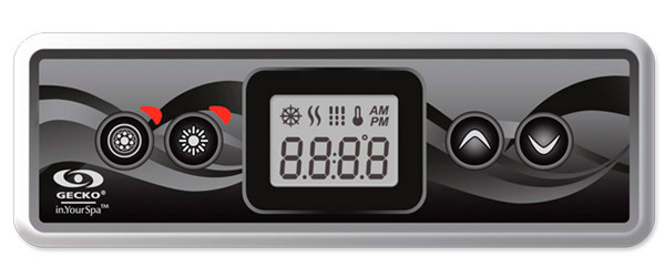 Gecko BDLTSC18GE2 Spa TSC-18 4-Button Keypad Control Panel 2-Pump